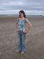 Lorraine on the beach